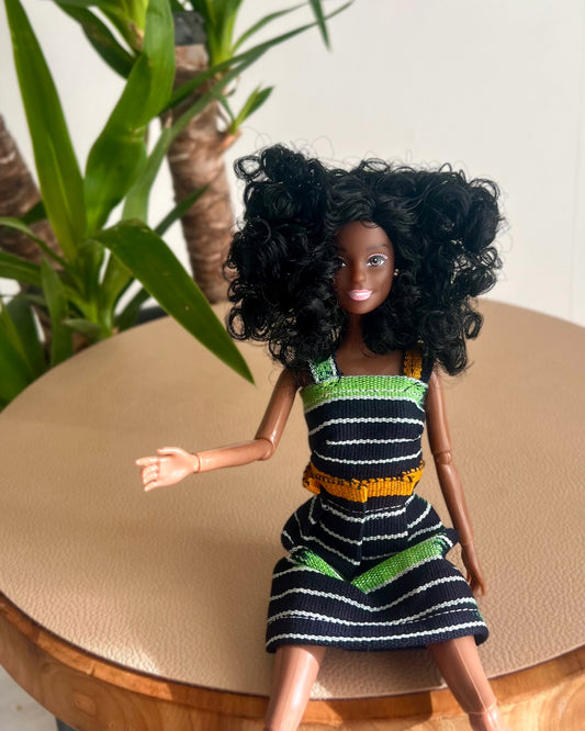 Adjo - Jolie Poupée Africaine articulée de 30 cm