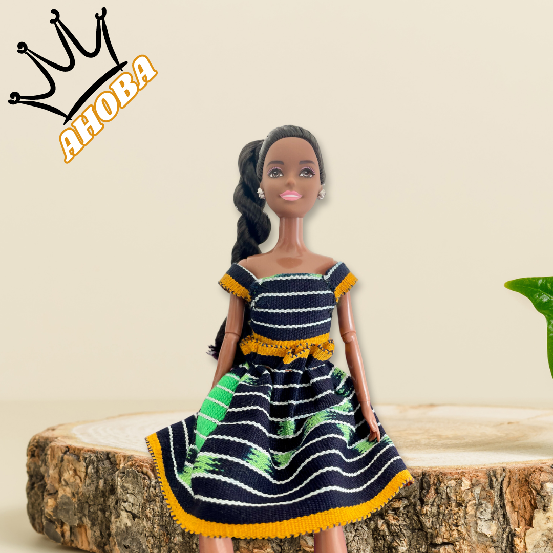 Ahoba - Poupée Africaine articulée collection Princesse Akan
